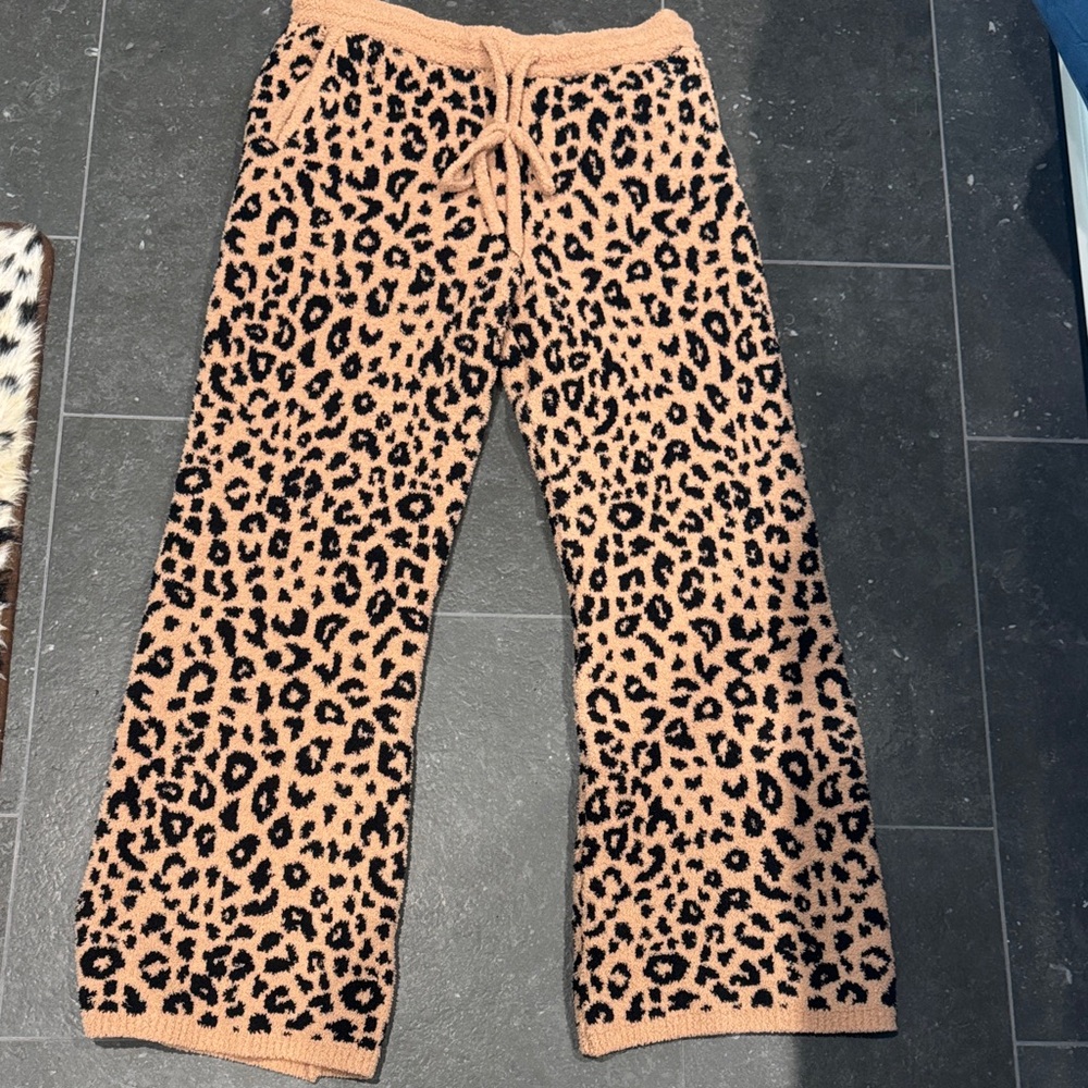 Leopard Print Lounge Pants / Top